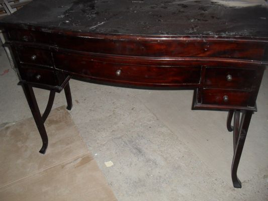 secrétaire ancien en acajou foncé marseille